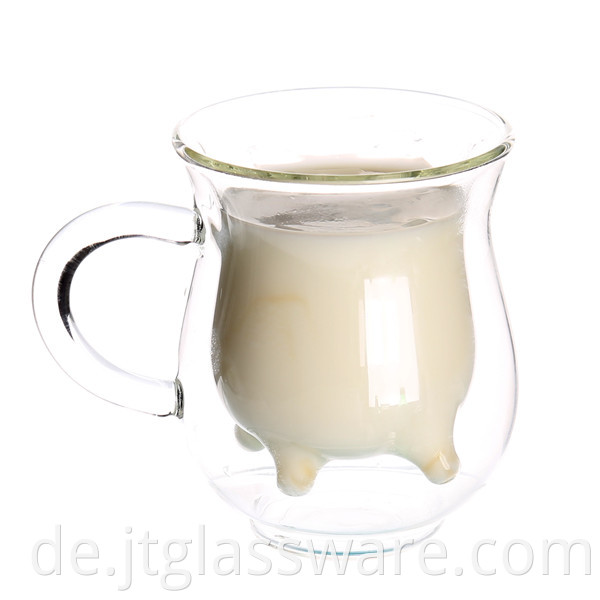 Glass Milk Cup